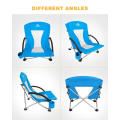 Low Sling big and tall folding chair camping with cup holder best camping lounge picnic chair